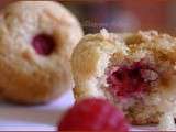 Mini Muffins aux amandes et framboises