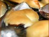 Moules gratinées à l'ail y oli