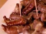 Roulés de boeuf au comté fondant