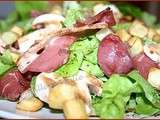 Salade aux gésiers de canard