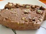 Semi-freddo au chocolat et fruits secs caramélisés