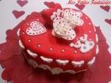 Gâteau de Saint-Valentin : Le gâteau coeur