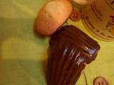 Madeleine orange chocolat