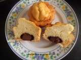 Muffin moelleux au yaourt et coeur de nutella