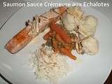 Saumon Sauce Crémeuse aux Echalotes