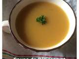 Soupe de Pâtisson et Courgettes au Curry