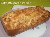Tour en Cuisine #132 - Cake à la Rhubarbe et à la Vanille