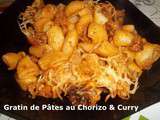 Tour en Cuisine #391 - Gratin de Pâtes au Chorizo & Curry