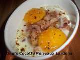 Tour en Cuisine Rapide #167 - Oeufs Cocotte Poireaux Lardons