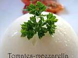 Tomates / mozzarella revisité
