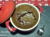 Cocotte soufflee au chocolat et griottines