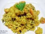 Curry d'Ananas et Crevettes