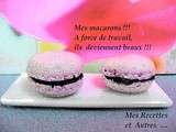 Macaron cranberries - myrtilles