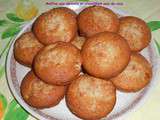 Muffins aux abricots et croustillant noix de coco