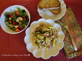 Salade d’orzo à l’aneth et aux légumes grillés