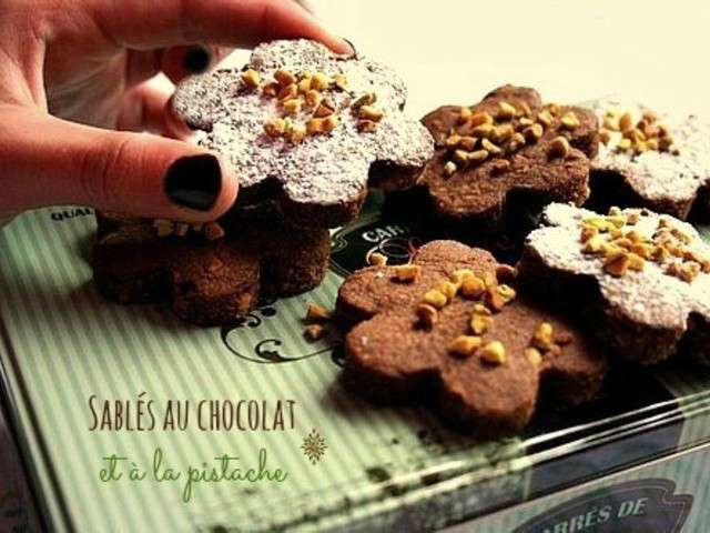 Recettes de Sablés au chocolat de Miam Chouchie