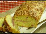 Cake Jambon-Lardon -Boursin & graines de Moutarde