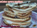 Pan Cakes Super Moelleux au blé complet et fruits secs & Natures