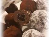 Truffes chocolat à la gelée de café