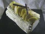 Bûche à l’ananas