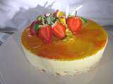 Cheese cake aux fruits de la passion