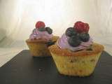 Cupcakes aux myrtilles