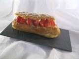 Éclairs aux fraises