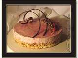Entremet aux fruits rouges