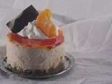 Entremet orange sanguine