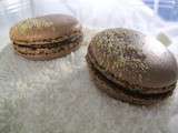 Macarons au chocolat et  à la noix de coco