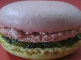 Macarons au kiwi et à la fraise