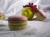 Macarons citron groseille