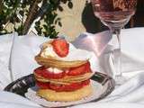 Mille feuille à la fraise à la chantilly
