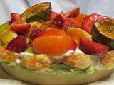 Tarte aux fruits bombées