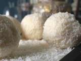 Truffes au chocolat blanc et noix de coco