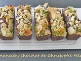 Cakes financiers chocolat de Christophe Felder – Bataille food # 124