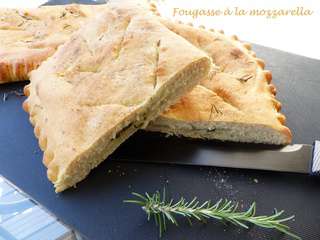 Fougasse à la mozzarella