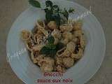 Gnocchi sauce aux noix et mascarpone