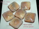 Mini cakes citron-pavot pour un tour en cuisine
