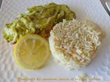 Papillote de saumon sauce et riz au citron – Foodista Challenge #60