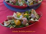 Salade farfalle-jambon cru