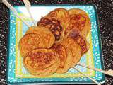 Pancakes de butternut salés aux noix {sans gluten, sans lactose}
