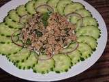 Salade Thaï au porc haché {laab moo}