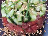 Tartare de thon rouge à l'asiatique