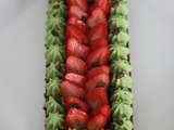 Tarte fraises pistaches d'après Christophe Michalak