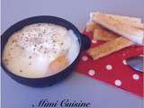 Oeuf cocotte au Maroilles by thermomix