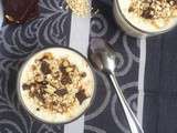 Porridge flocon d’avoine miel et chocolat noisette