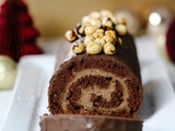 Bûche de Noël végan au chocolat – facile à réaliser
