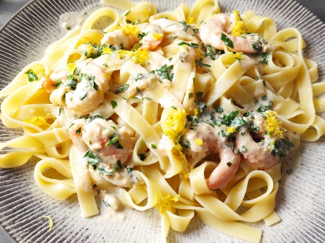 Recettes De Tagliatelles Et Crevettes