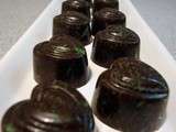 Chocolats fins - noir et menthe